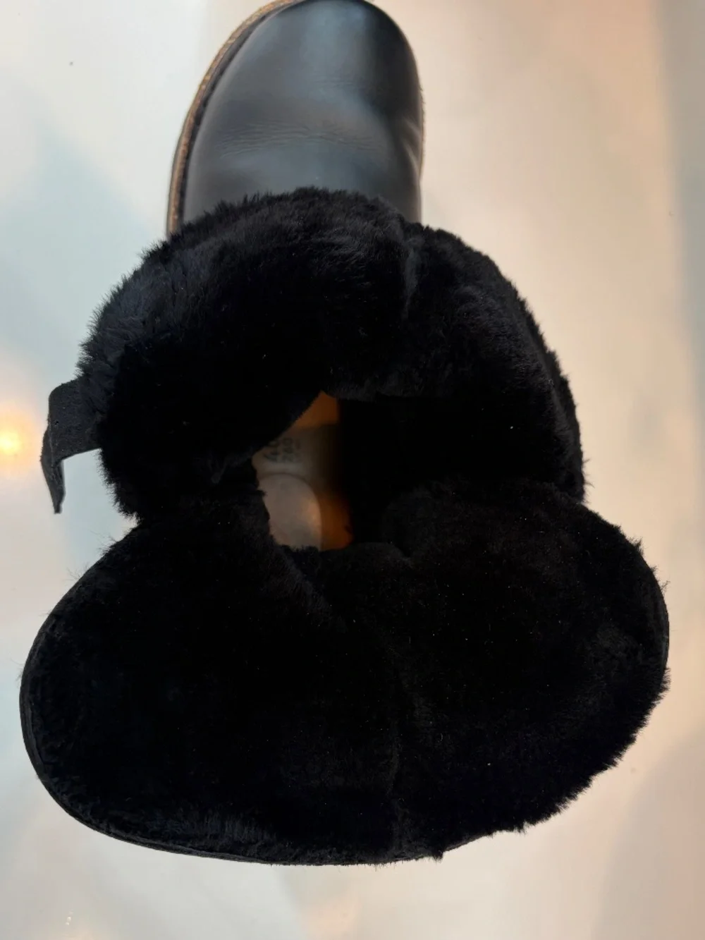 Birkenstock Uppsala Shearling Black Leather Boots - 40 EU (9 - 9.5 US)